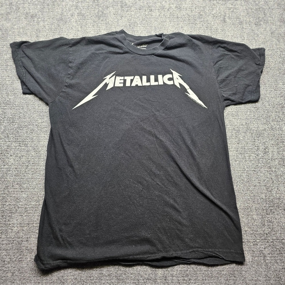 Metallica Bravado Graphic T-Shirt Mens Large Black Short Sleeve Band Tee Cotton